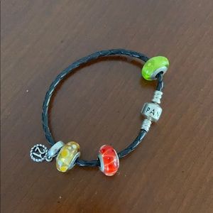 Pandora Leather Rope Bracelet